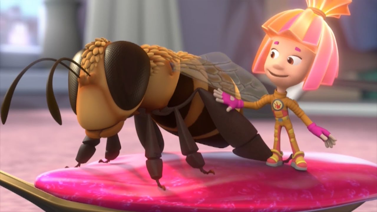 Фиксики - Пчела | Познавательные мультики про насекомых