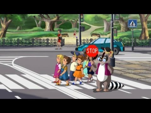 Уроки Тетушки Совы - Азбука безопасности на дороге (Серия 4)
