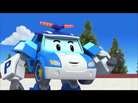 Робокар Поли - Правила дорожного движения - Викторина по безопасности на дороге (мультфильм 26)