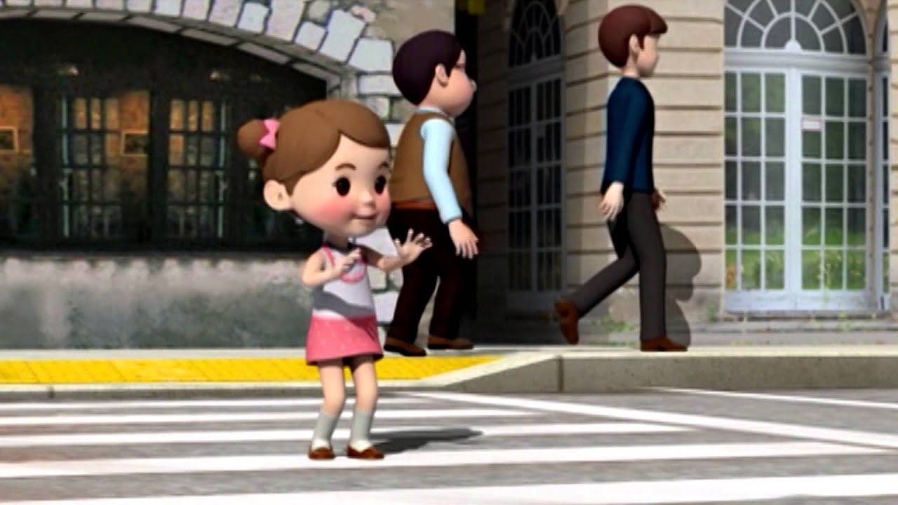 Робокар Поли - Правила дорожного движения - Как переходить дорогу (мультфильм 16)