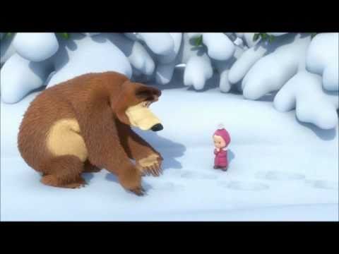Маша и Медведь - Песенка про следы (Song of Animal Tracks)