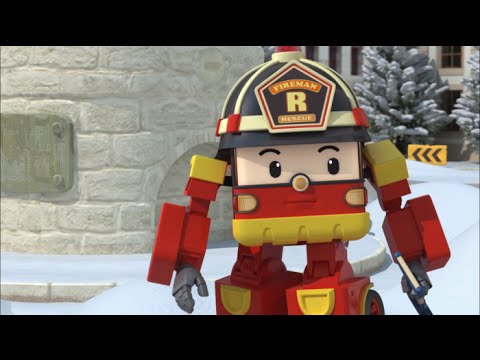 Робокар Поли - Правила дорожного движения - Правила безопасности в снежный день (мультфильм 19)