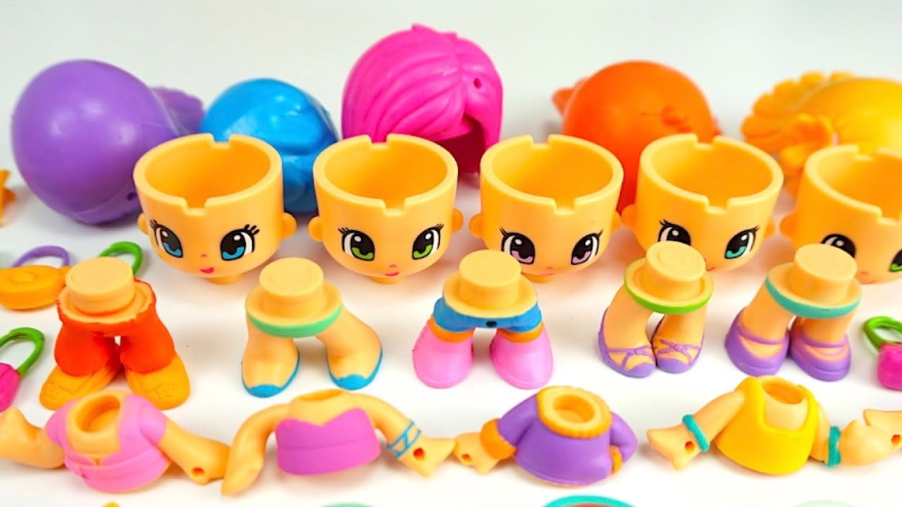 Игрушки Пинипон, распаковываем игровые наборы для детей