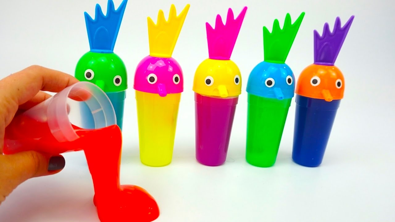Игрушки из детских мультиков в лизунах