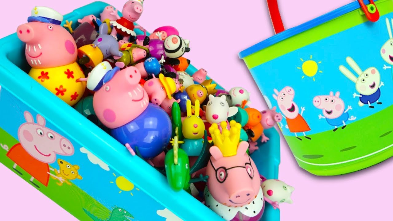Свинка Пеппа сюрпризы и игрушки из мультиков