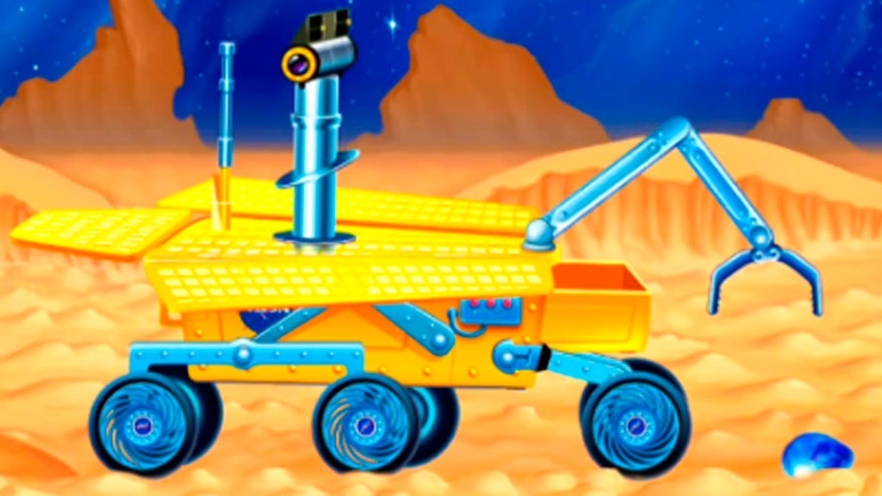 Космические машины - Марсоход - обзоры и мультфильмы про машинки