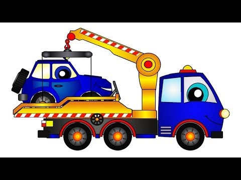 Мультфильмы про машины: Эвакуатор спасает Джип