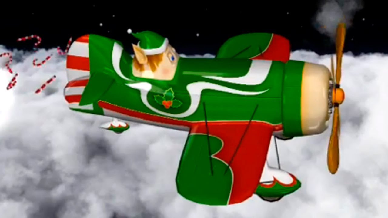 Обзоры мобильных игр - мультфильм про самолетик - новогодняя серия