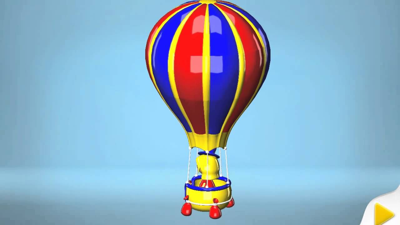 Мультфильм конструктор - Обзор детского приложения - Воздушный шар