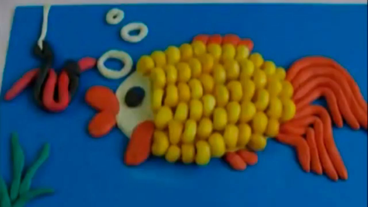 Поделки из пластилина - Рыбка - Видео для детей