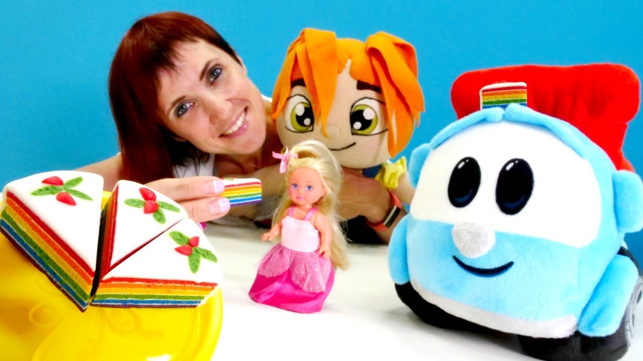 Для мальчиков и девочек - Маша Капуки Кануки с куклами и машинками.