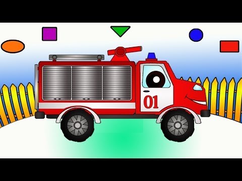 Мультфильм про пожарную машину. Весёлая Мозайка