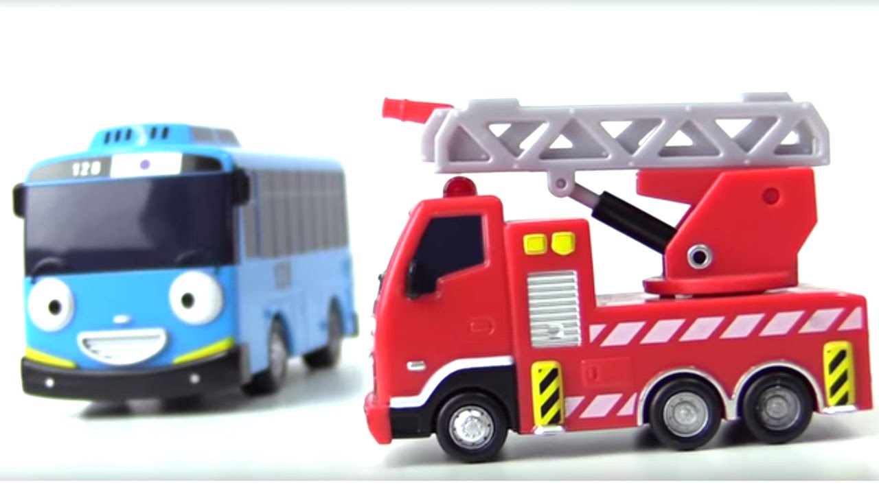 Автобус Тайо и разноцветные МАШИНКИ - Развивающее видео для детей