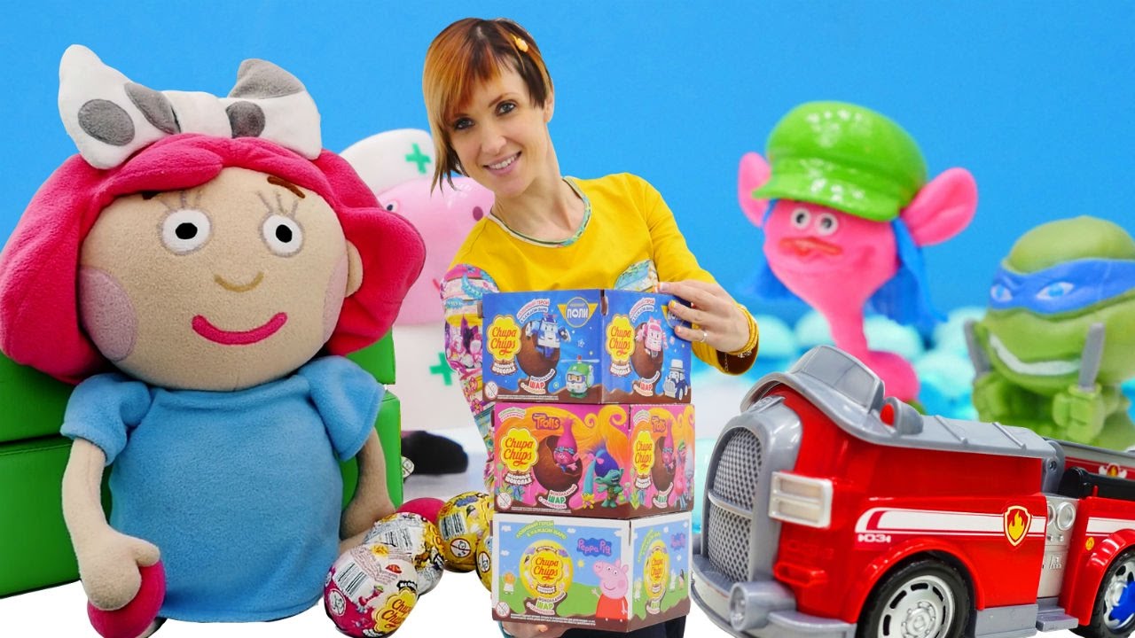 Игры для детей - Шоколадные шары - видео про сюрпризы