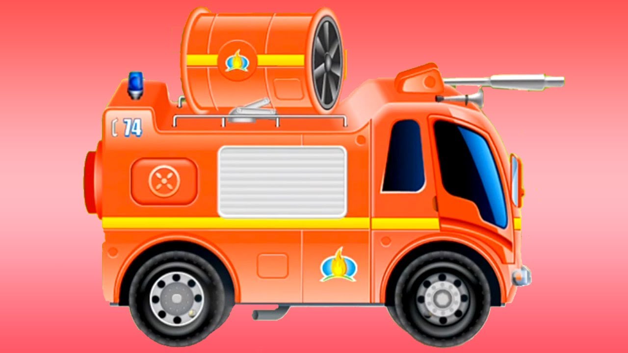 Развивающий мультфильм про пожарную машину от Thematica