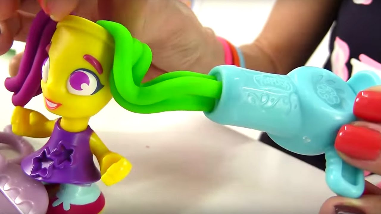 Парикмахерская ПЛЕЙ ДО - Игрушки для детей - Прически для кукол