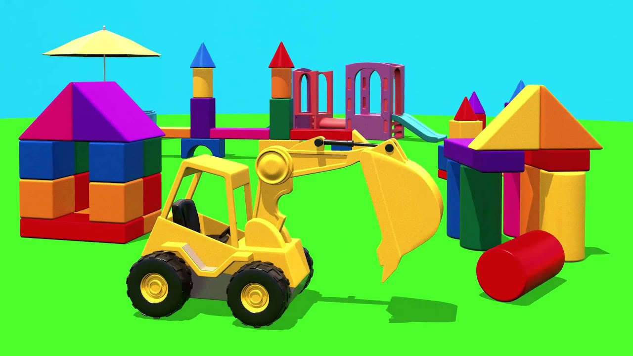 Развивающий мультфильм для детей - Город На Детской Площадке