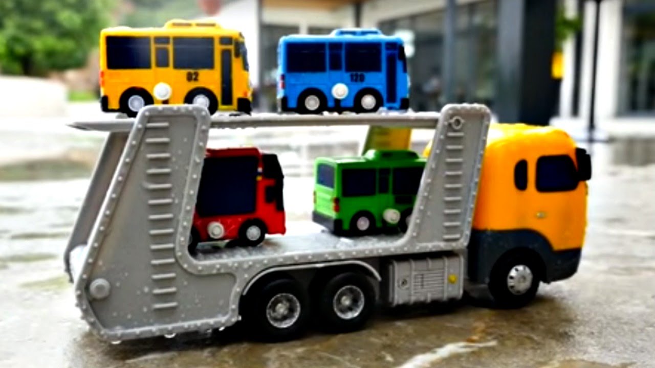 Мультики про машинки - Автобус Тайо и его друзья - Игрушки из мультфильмов