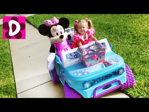 Диана и Минни Маус едут ЗА СОКРОВИЩАМИ Видео для Детей Minnie Mouse toys