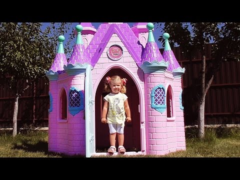 Строим СУПЕР ЗАМОК ПРИНЦЕССЫ Большой Игрушечный Домик Для Девочек Disney Princess Play Castle Toys