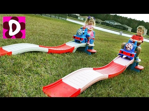 Супер ГОНКИ на паровозиках Томас и Его Друзья, Призы - сюрпризы и игрушки для Детей