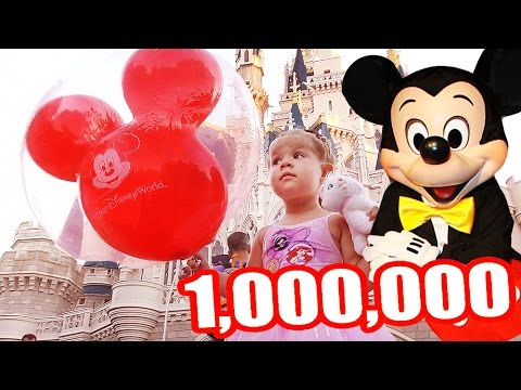 1000000 Подписчиков на канале Дианы Подарок - ДИСНЕЙЛЕНД!!! Walt Disney World Resort