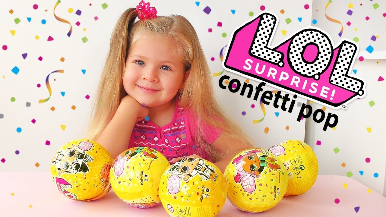 Диана и Новый LOL Surprise Confetti POP! Что умеют Новые Куклы ЛОЛ Сюрприз?