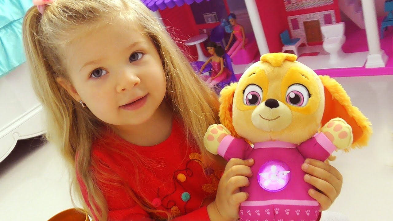 VLOG Мои ИГРУШКИ My Toys: Sky, Barbie doll house, Pikmi Pops surprise Video for kids and toddlers