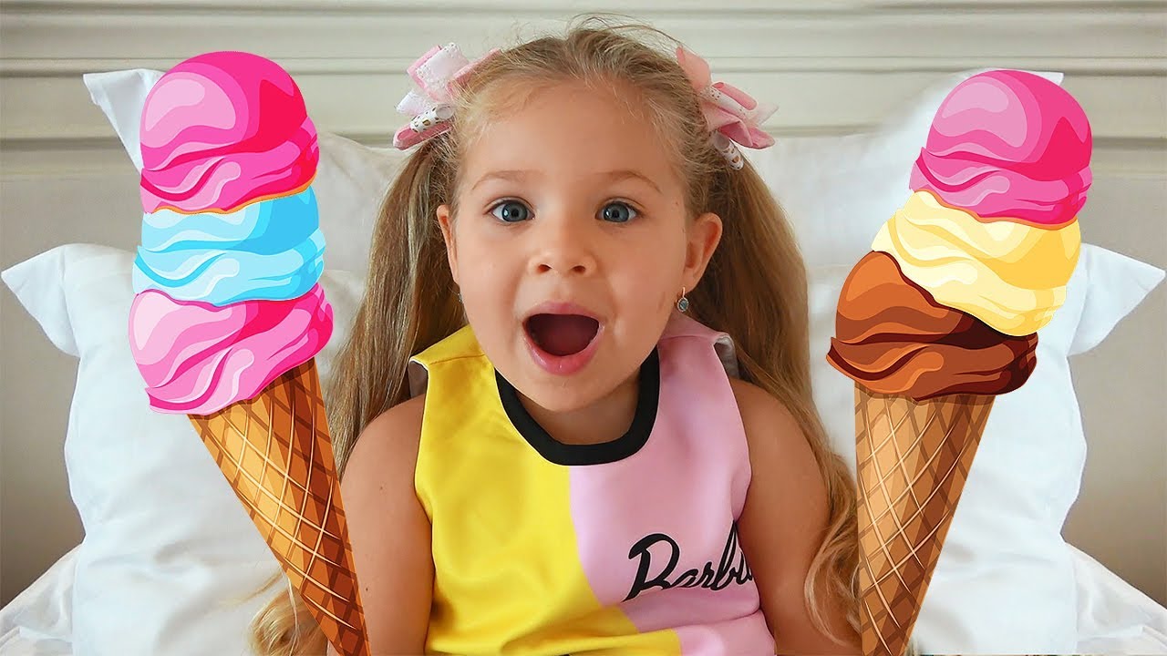 Do You Like Spaghetti Ice Cream? Super Simple Song by Kids Diana Show