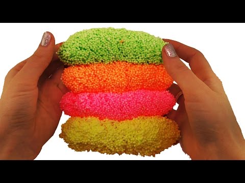 ★ How To Make Colors Cheese Stick Slime Clay DIY Foam Clay Slime Play For Kids Roma Show