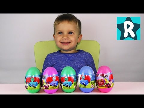 ★ Яйца с Сюрпризом Машинки Fresh Metal MAISTO Surprise eggs cars unboxing