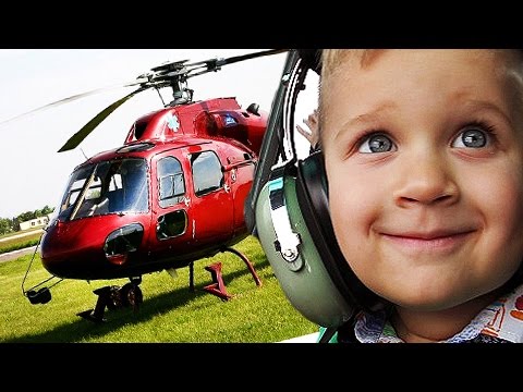 Влог Летаем на ВЕРТОЛЕТЕ над Нью-Йорком в США Kid Roma fly on helicopter in New York