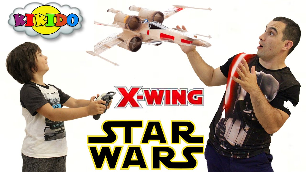 Star Wars X-Wing. Обзор Игрушки от Air Hogs. Звездный истребитель на радиоуправлении. Кикидо