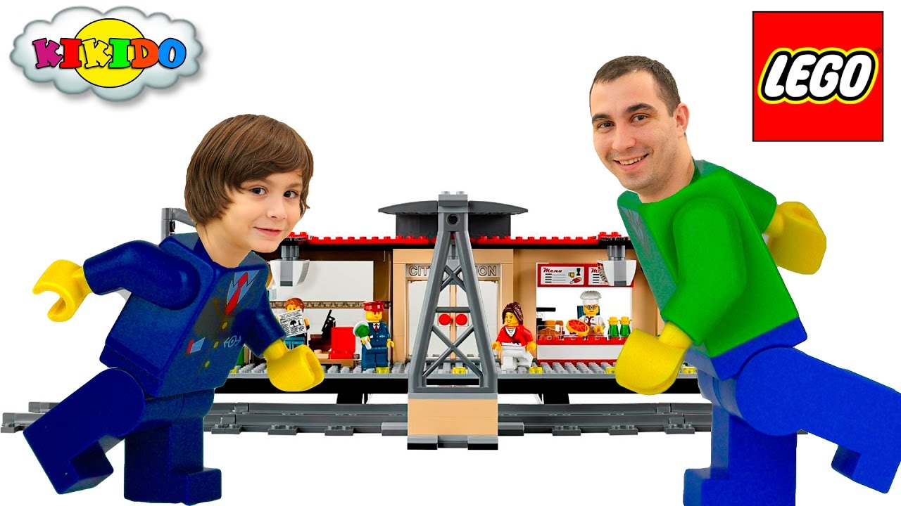 Лего Сити Железнодорожная Станция 60050. Новые серии Лего. Lego city Train Station. Кикидо