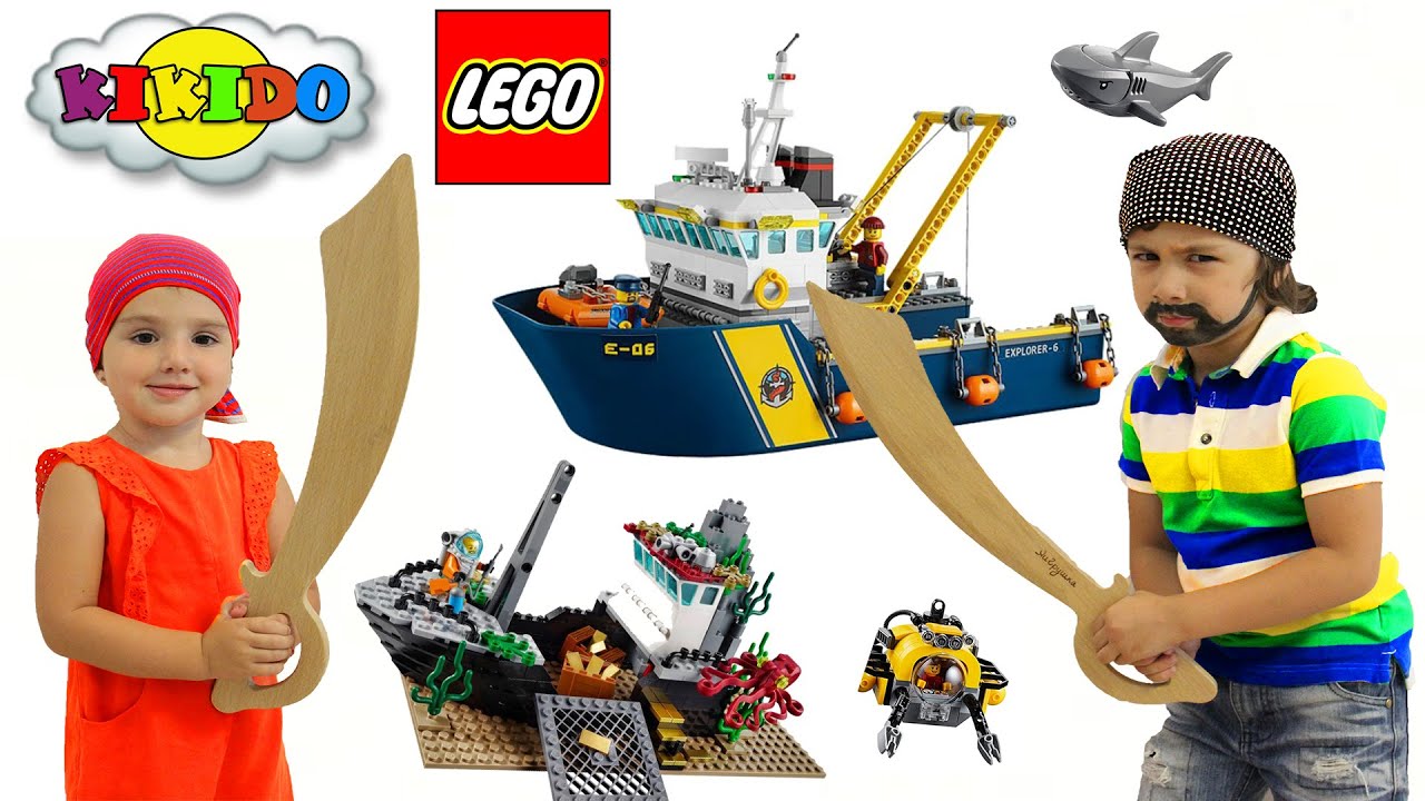 Лего Исследователи Морских Глубин 60095. Обзор и сборка конструктора Лего. Кикидо