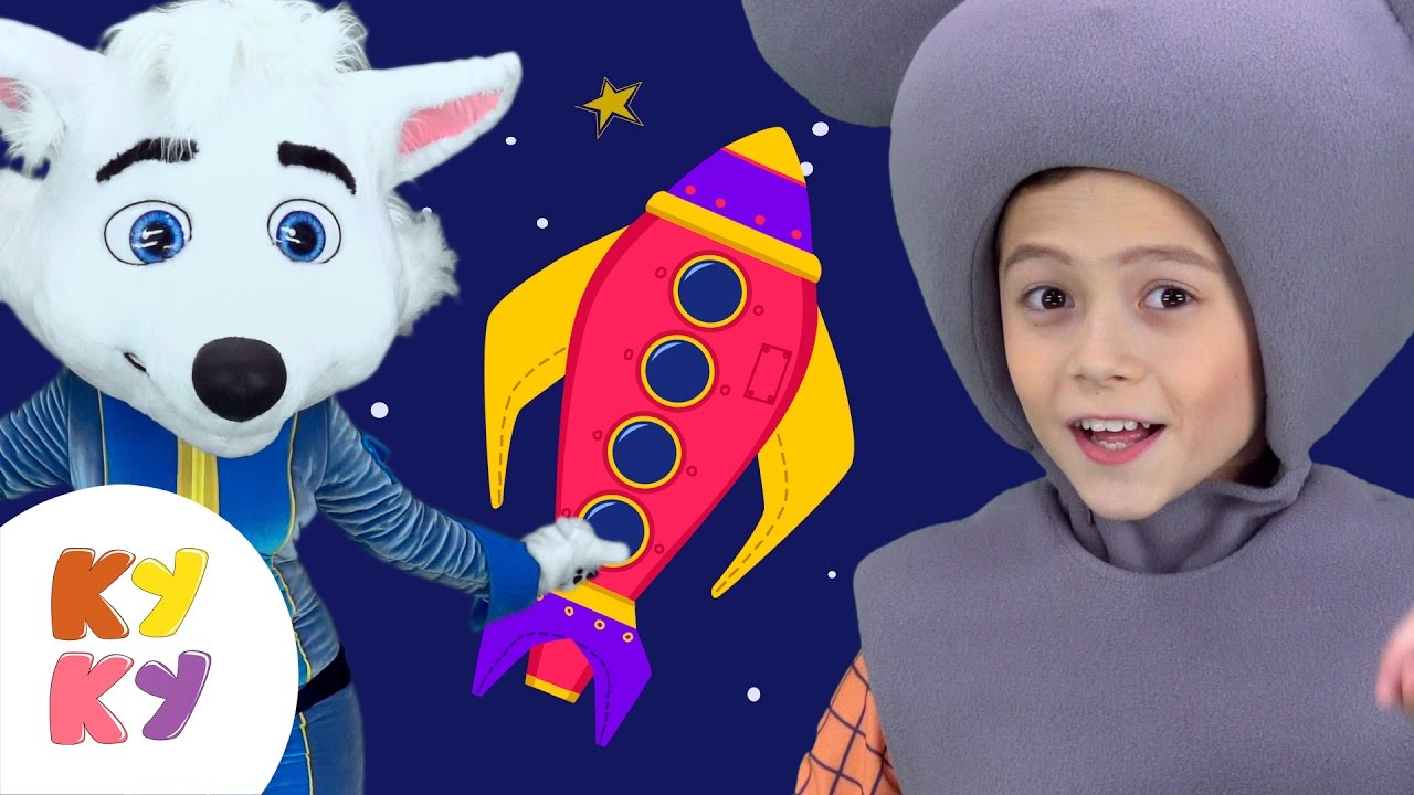 КУКУТИКИ - БЕЛКА и СТРЕЛКА - Развивающий мультик песенка для детей малышей про космос планеты ракету