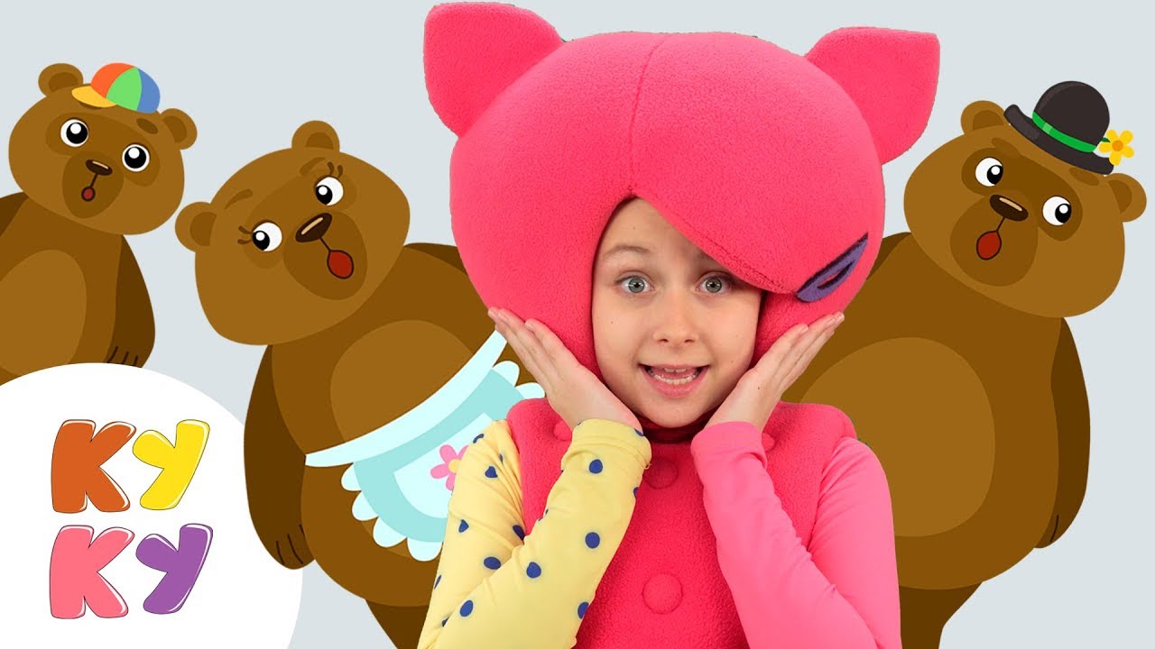 КУКУТИКИ - Маша и Три Медведя - Детская песенка по русской сказке про медведей