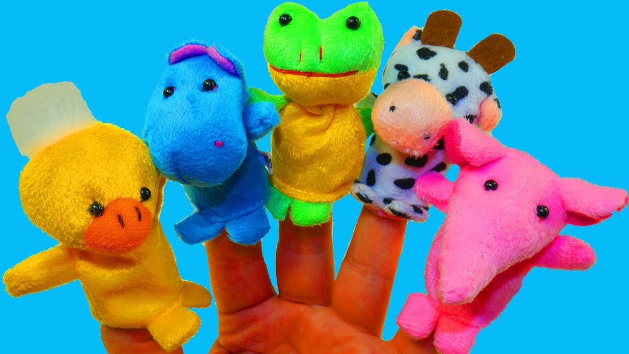 Сборник Куклы на пальчиках Учим животных Развивающая Песня Про животных Про Пальчики Семья пальчиков