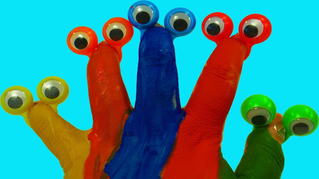 Учим цвета с песенкой Пальчики с глазками Песня про пальчики Семья пальчиков Развивающее видео Детям