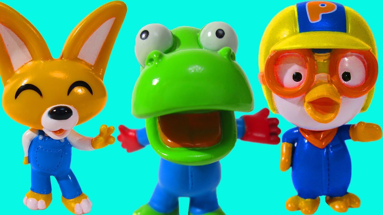 Игрушка Пороро Распаковка коробки Мультик с игрушкой Пингвиненок Пороро и его друзья Видео для детей