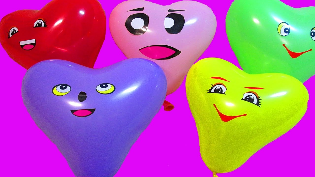 Воздушные шары Сборник Учим цвета с шариками Песня про шарики Лопаем шарики Красный Шарик где же ты