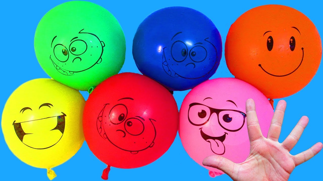 Сборник Воздушные Шарики с водой Учим цвета Песня про шарики Поем Шарик где же ты Лопаем шарики