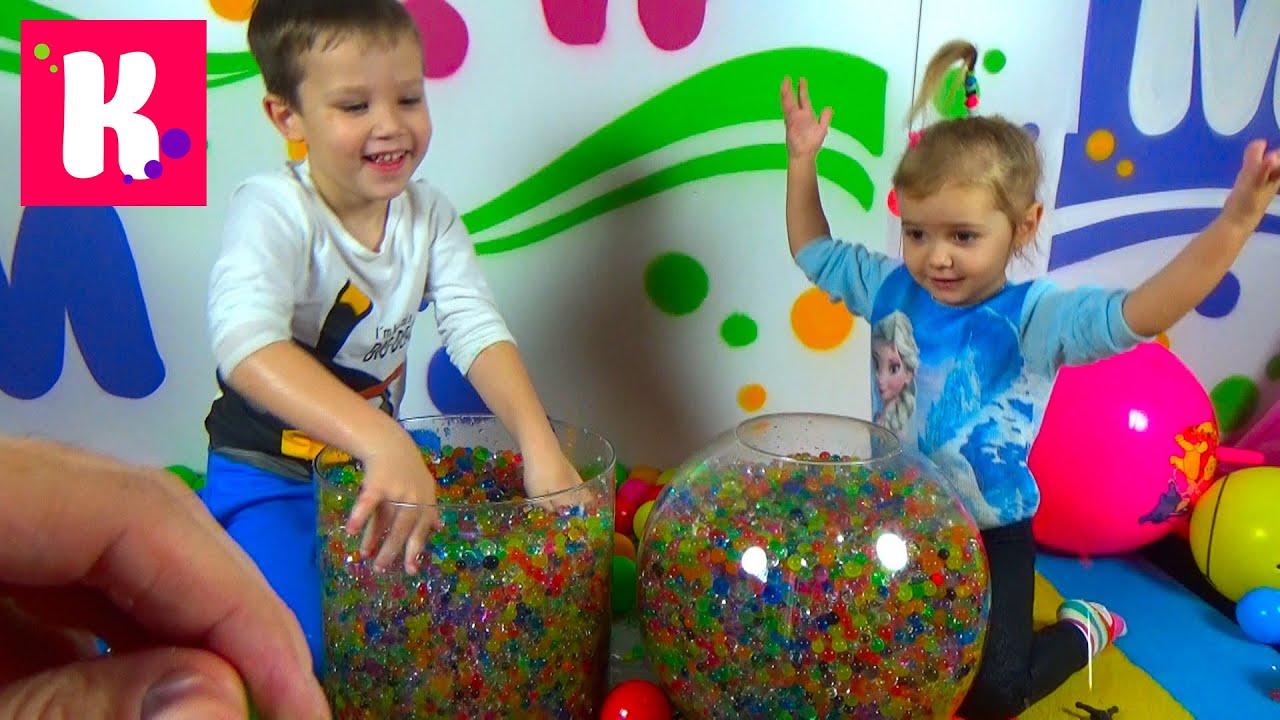 Игрушки в разноцветных шариках Orbeez / Найди сюрприз в Orbeez / Челлендж для детей