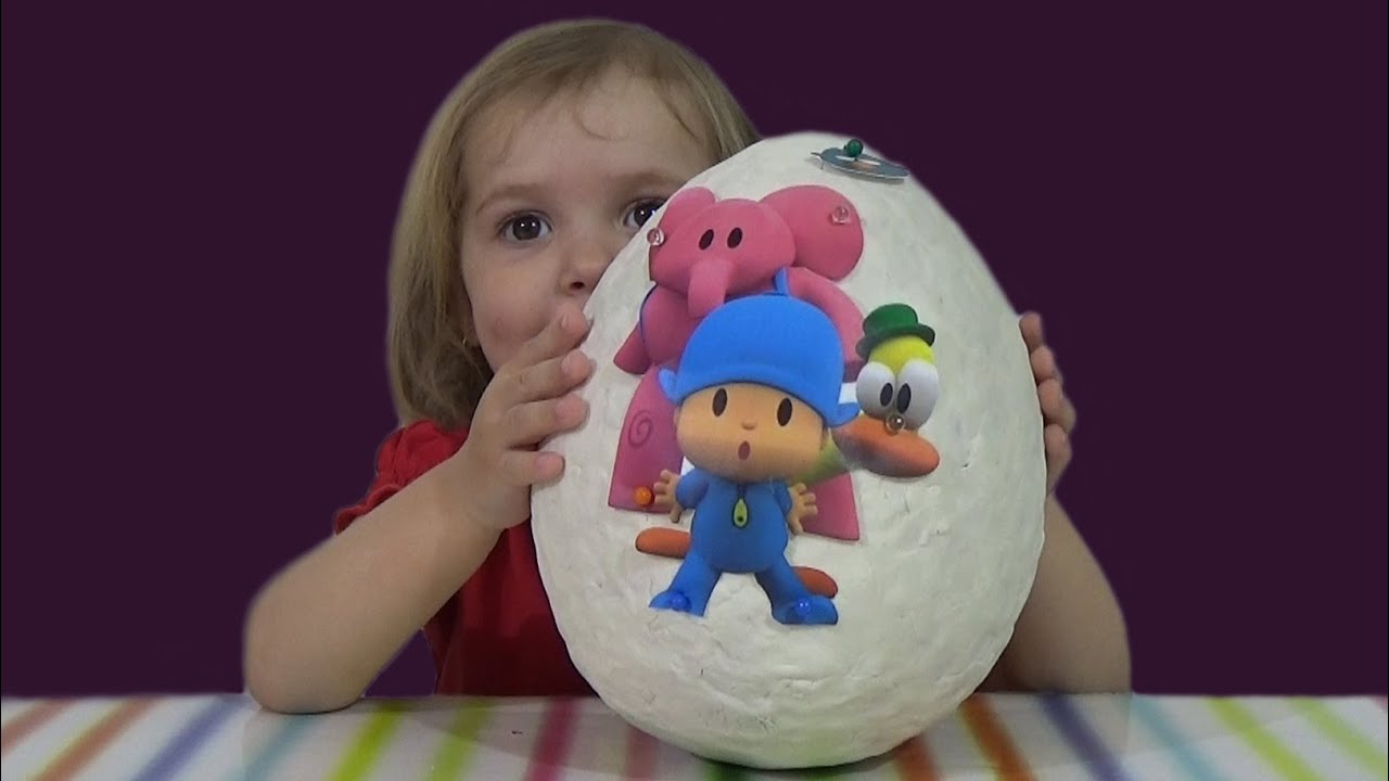 Покойо огромное яйцо с сюрпризом / обзор игрушек