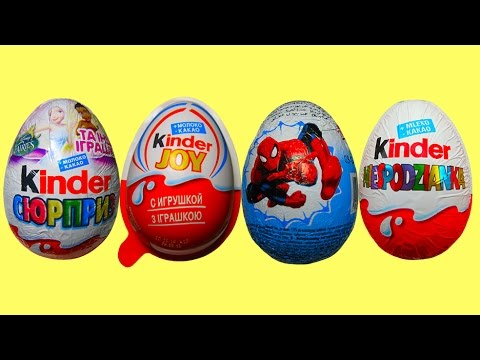 Киндер сюрприз яйца / обзор игрушек