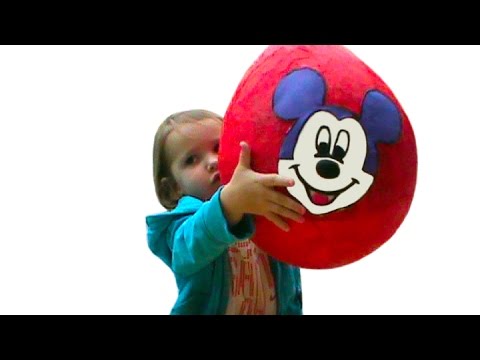 Мики Маус огромное яйцо сюрприз /обзор игрушек