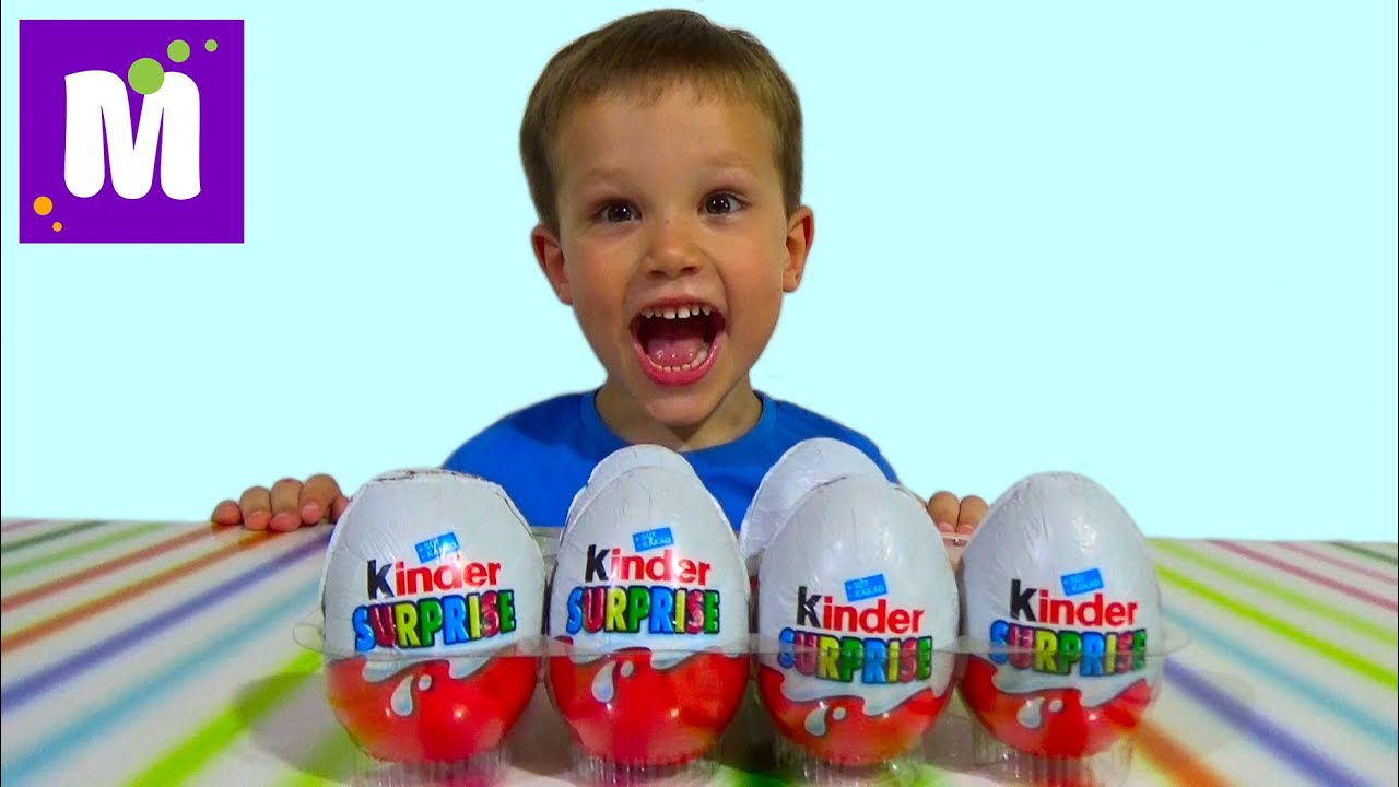 Киндер Сюрприз яйца распаковка Kinder Surprise