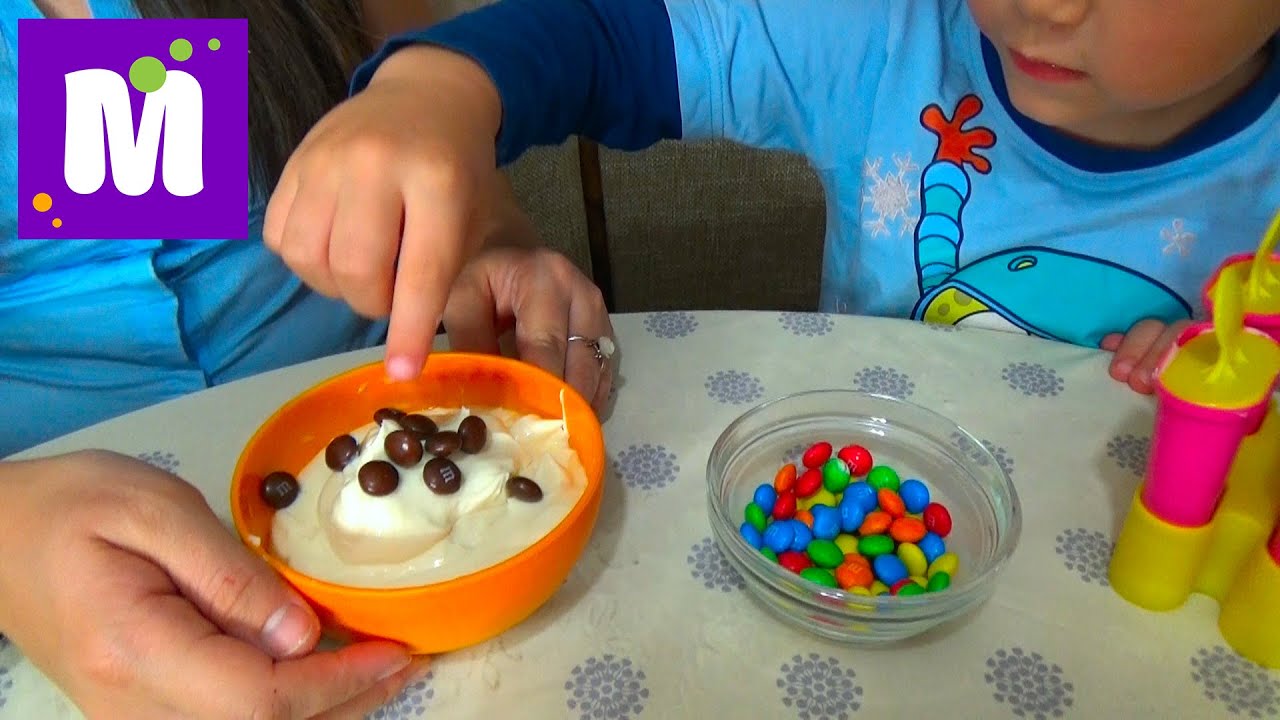 Готовим малиновое шоколадное мороженое с тётей Людой