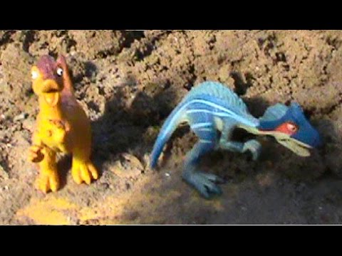 Динозавры на русском Песочный Сюрприз раскопки