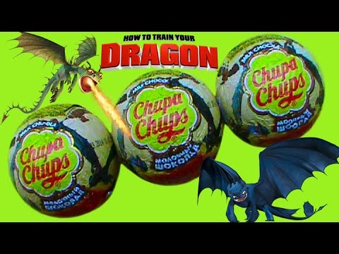 Как приручить дракона игрушки в шарах Чупа Чупс сюрприз